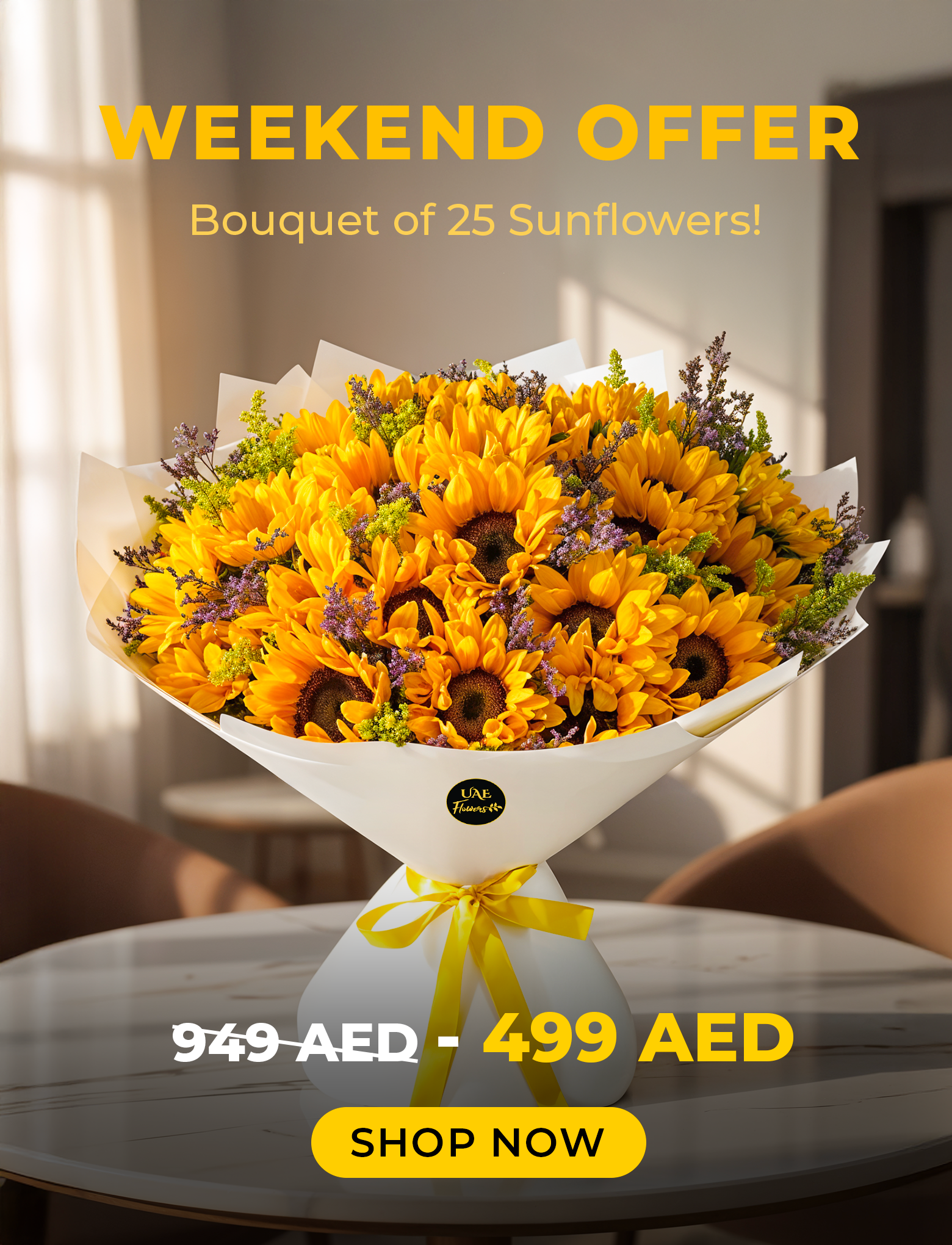 bouquet-of-25-sunflowers