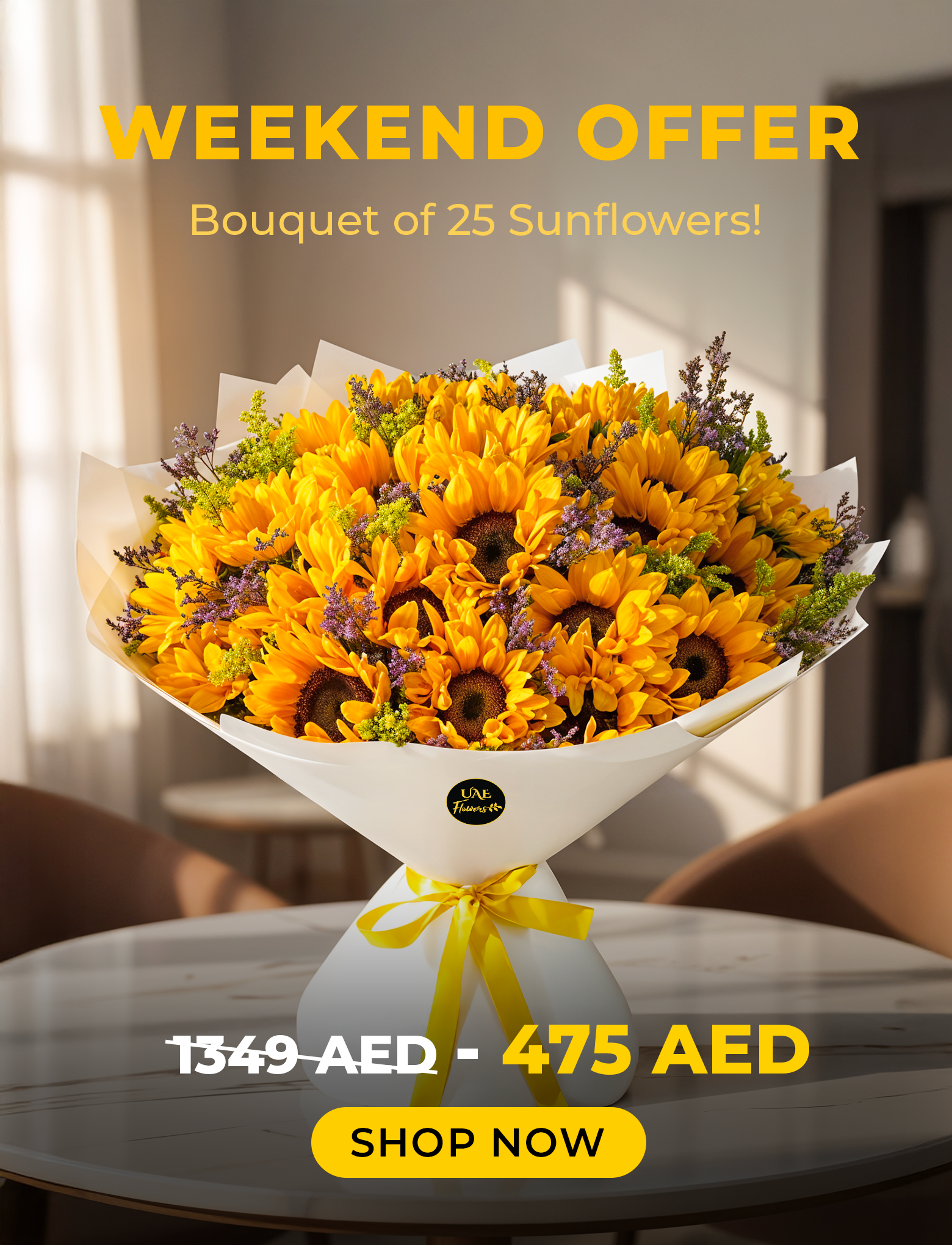 bouquet-of-25-sunflowers