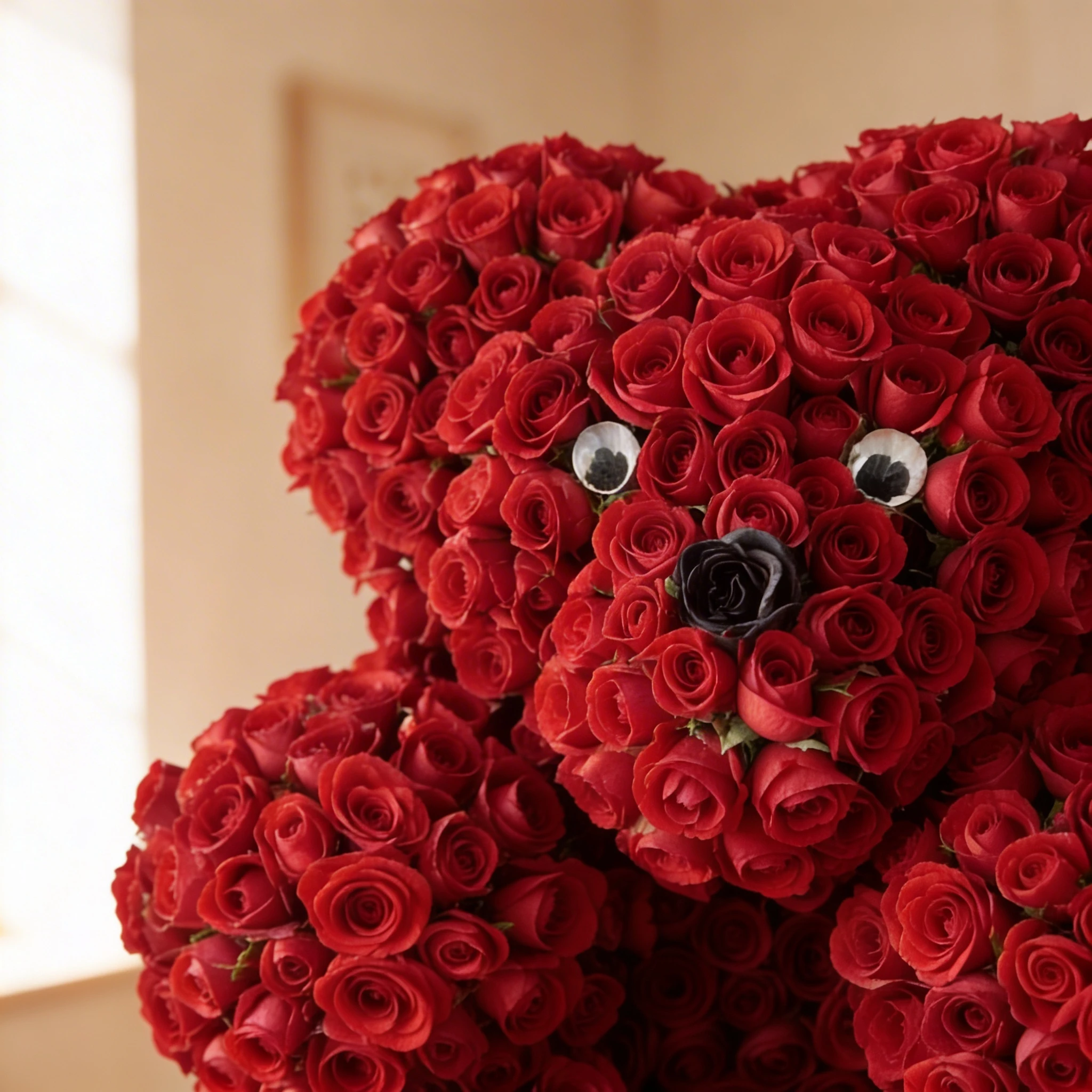 Teddy of Red Spray Roses