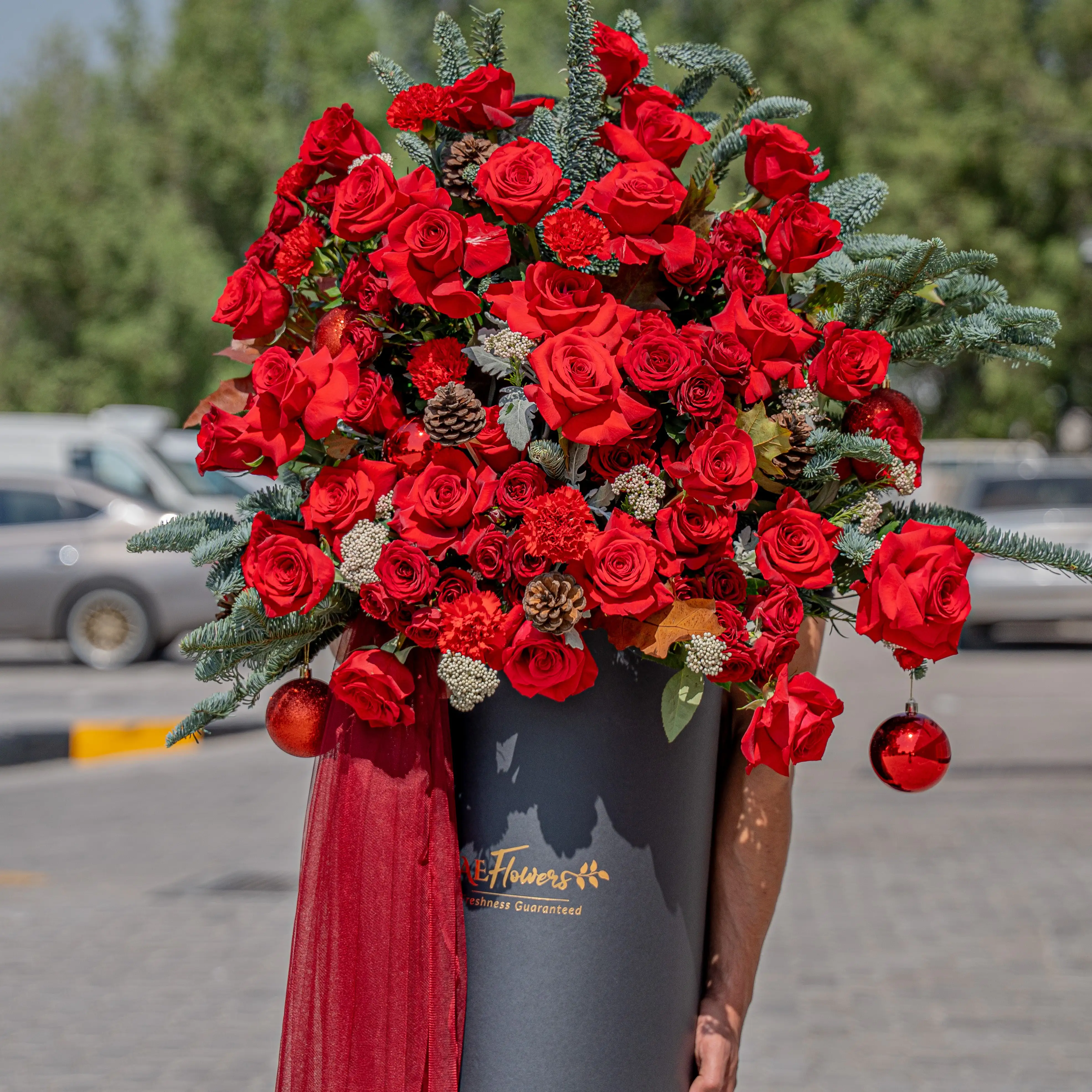 Noel Grand Luxe Christmas Flower Arrangement UAE