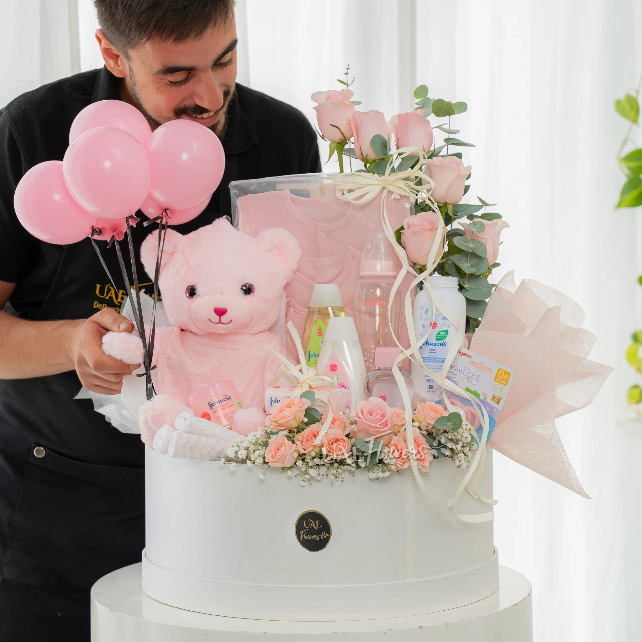 Pink Baby Girl Gift Hamper