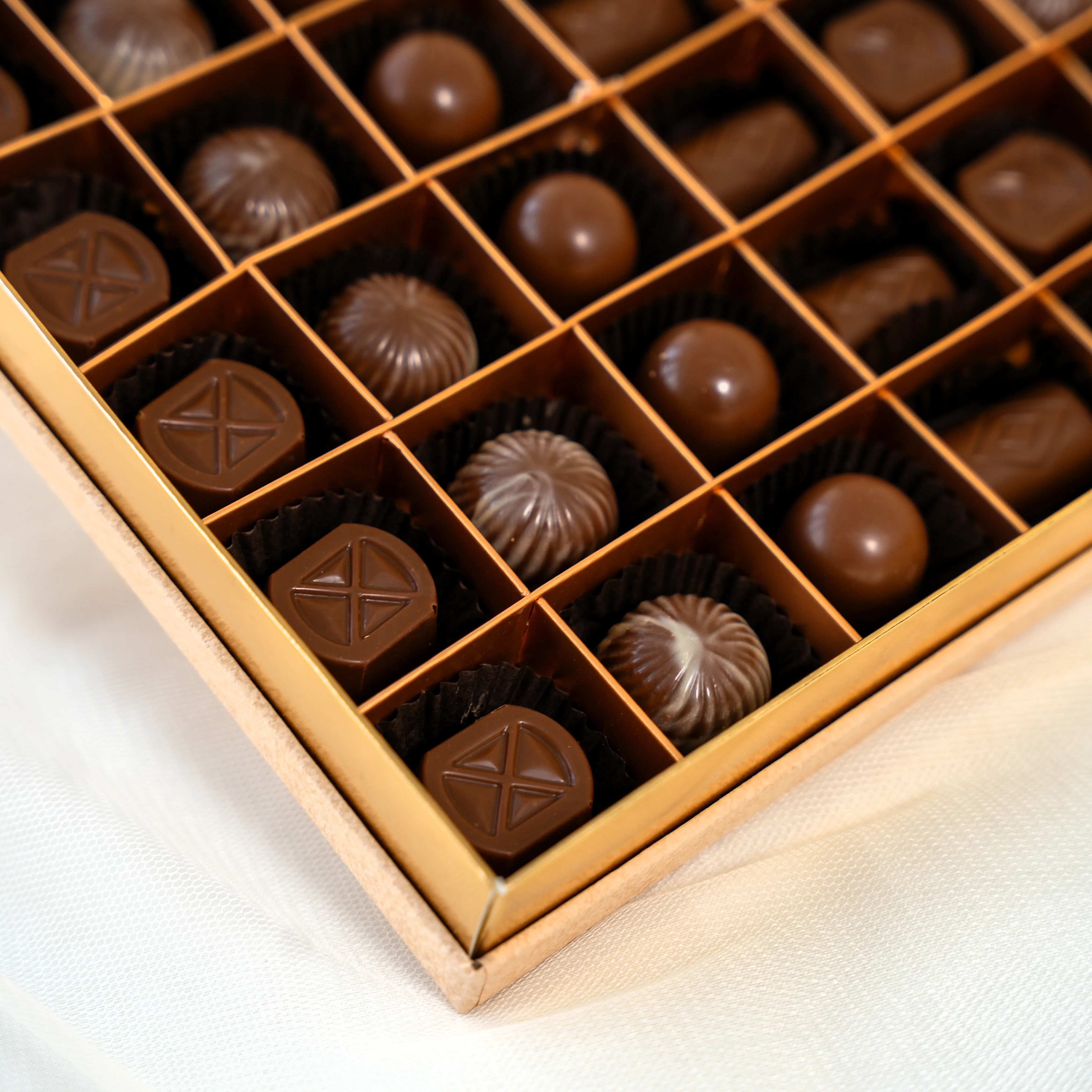 A Pistache Luxe Masterpiece 49 Pcs Chocolate Box