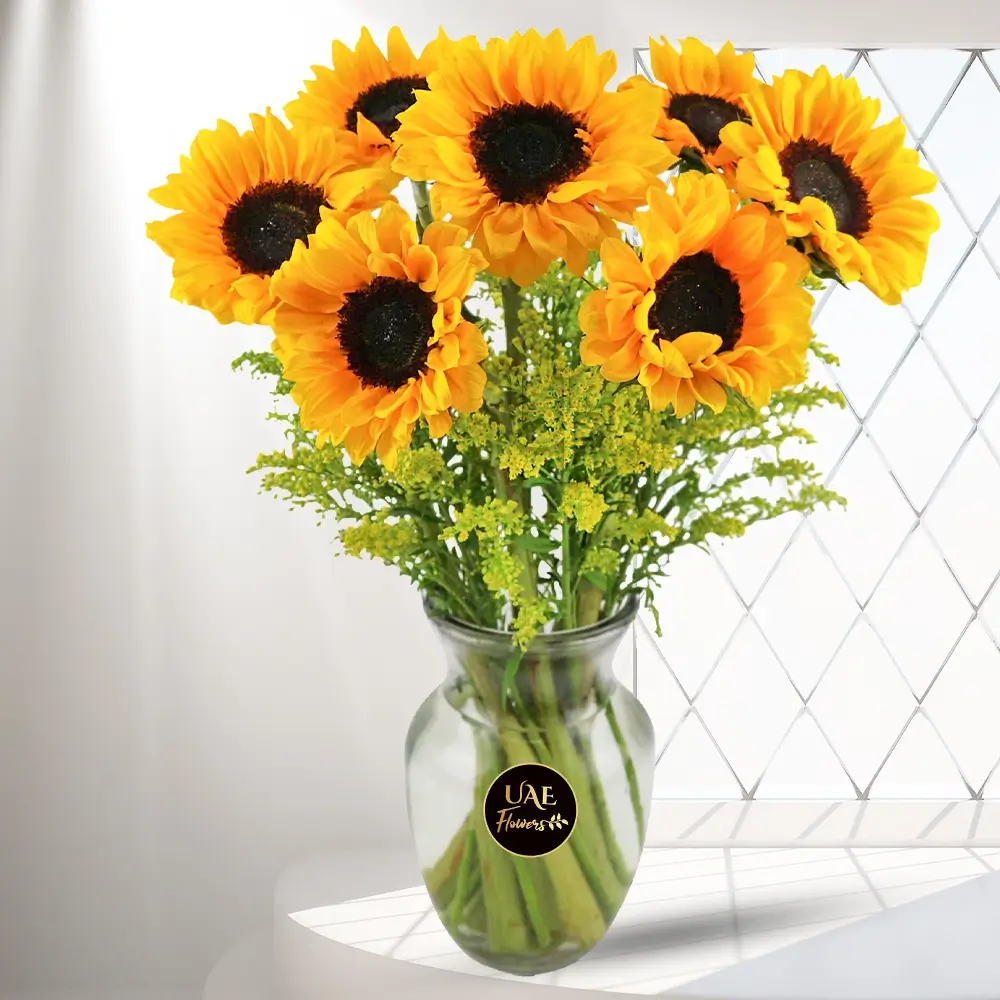 Sunflowers in a Vase