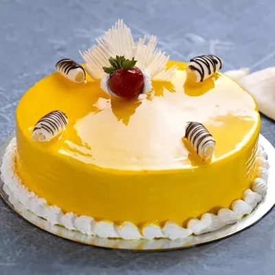 Mango Jelly Cake