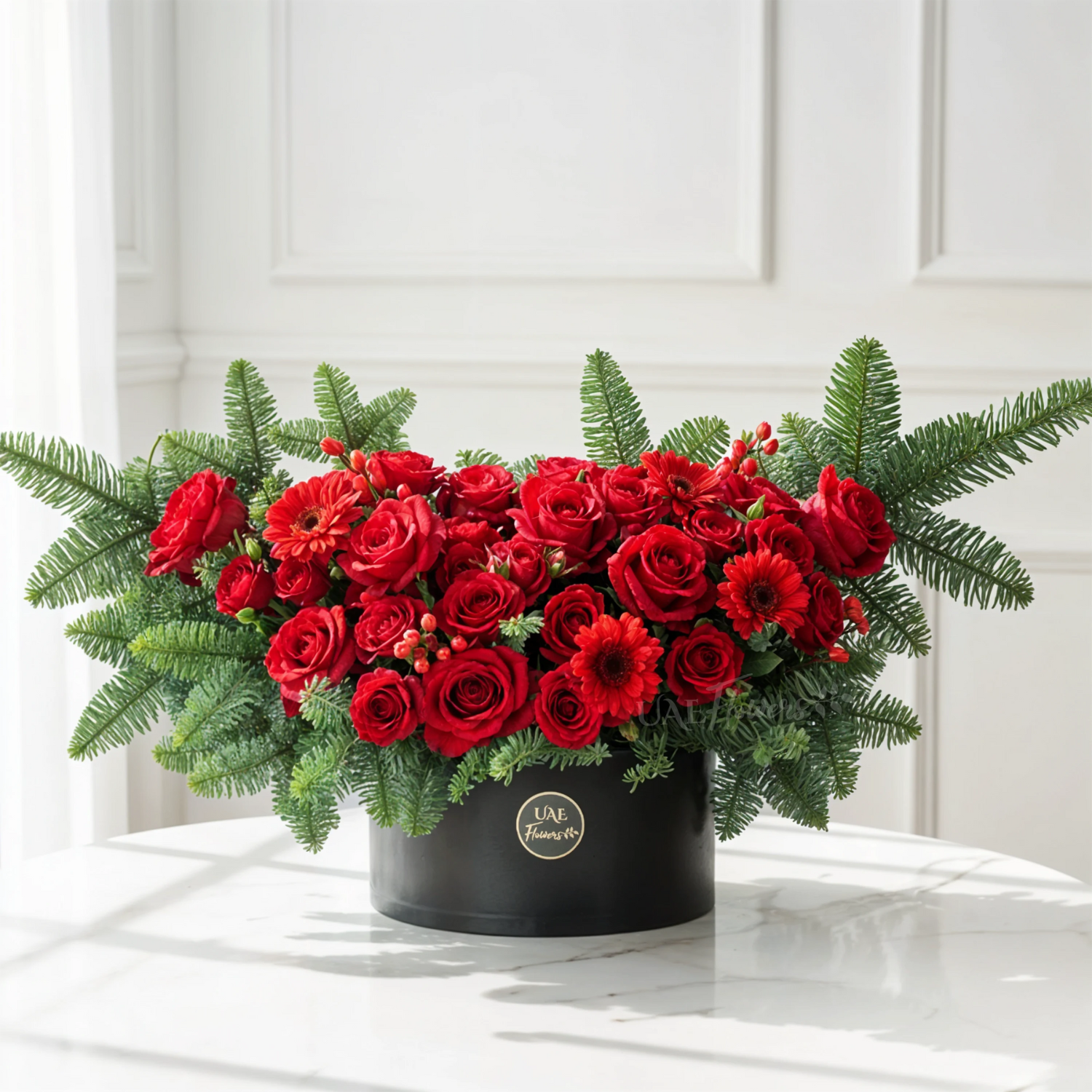 Crimson Festive Garden Box