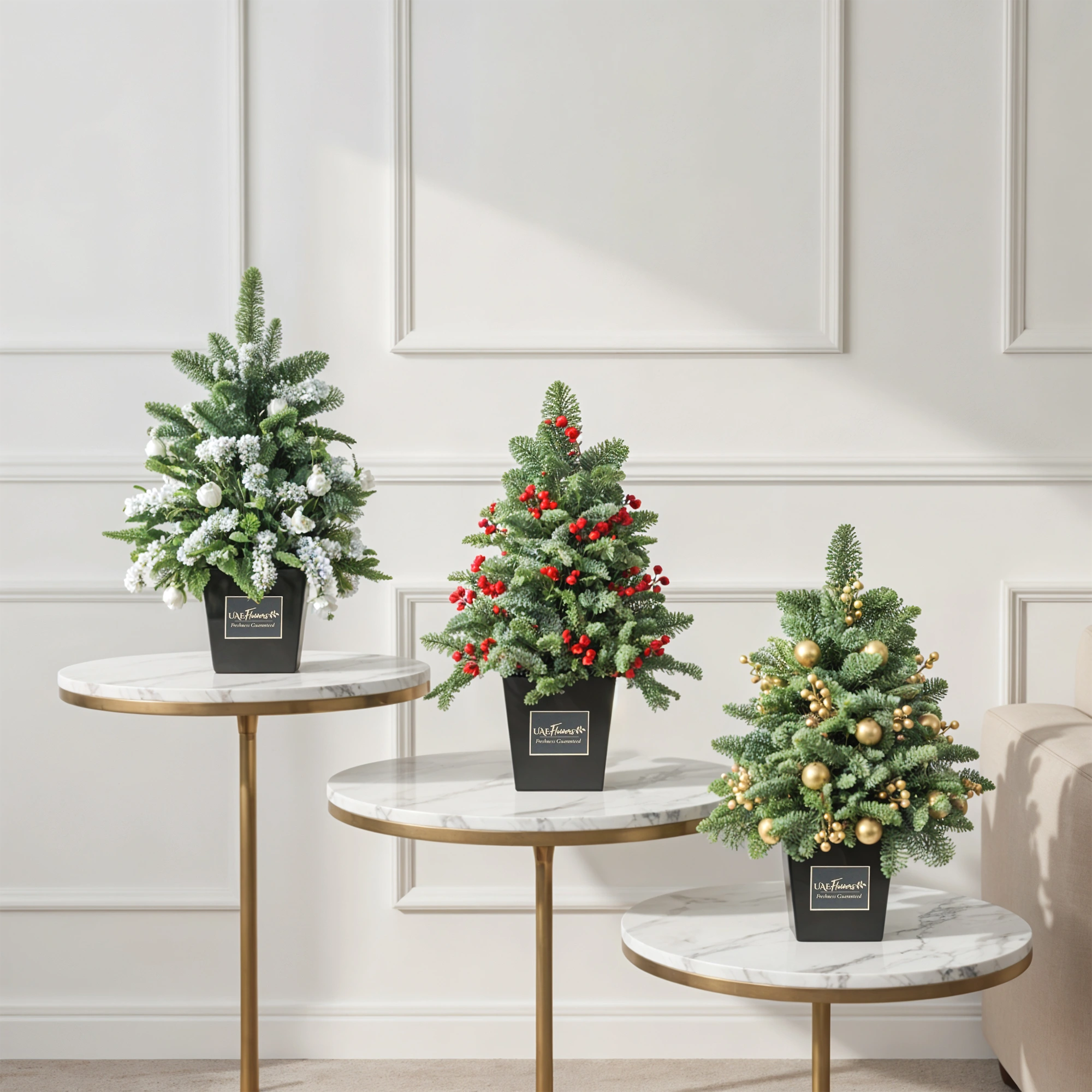 Festive Christmas Tree Gift Set (Set of 3)