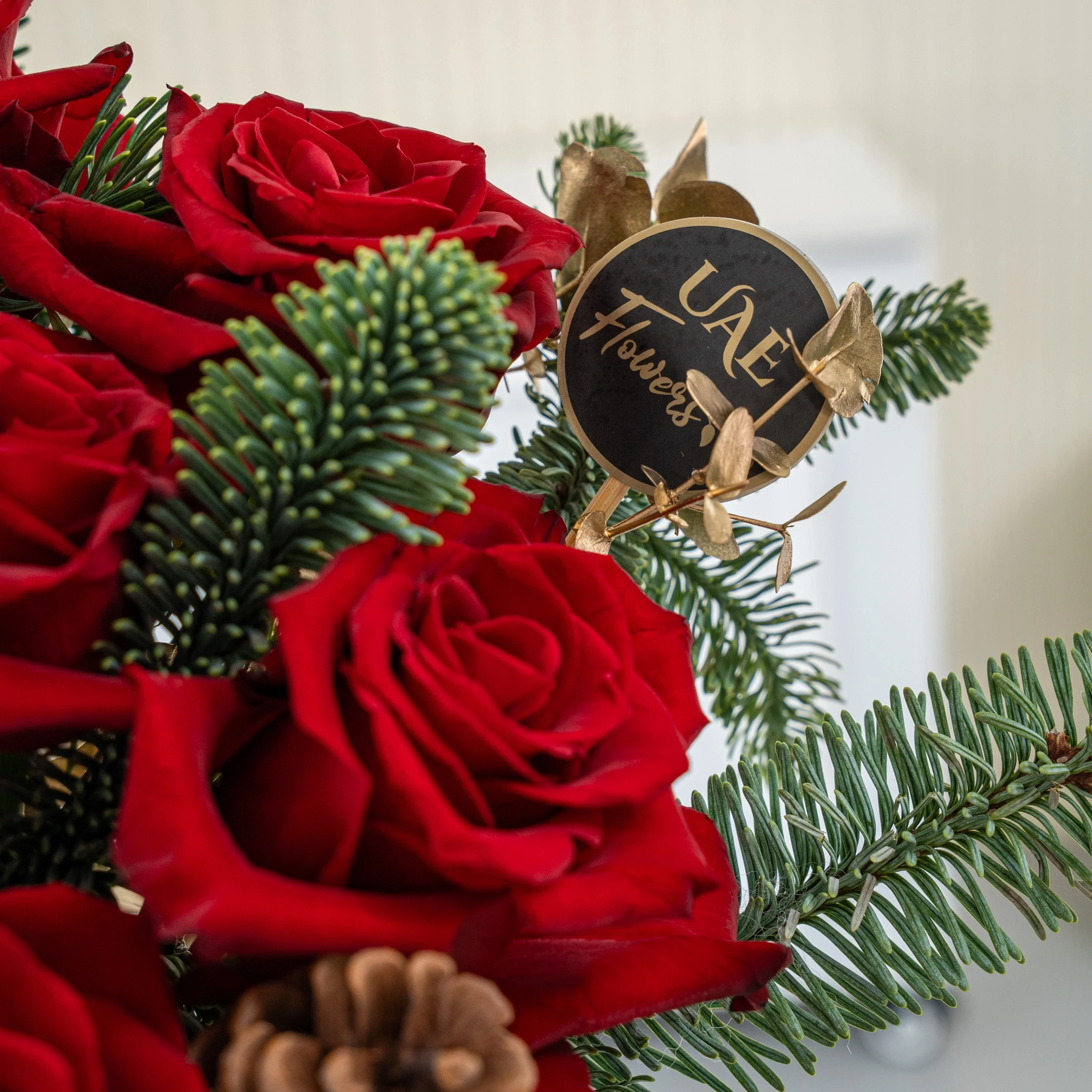 Shop Xmas Scarlet Elegance Vase | Same-Day Delivery