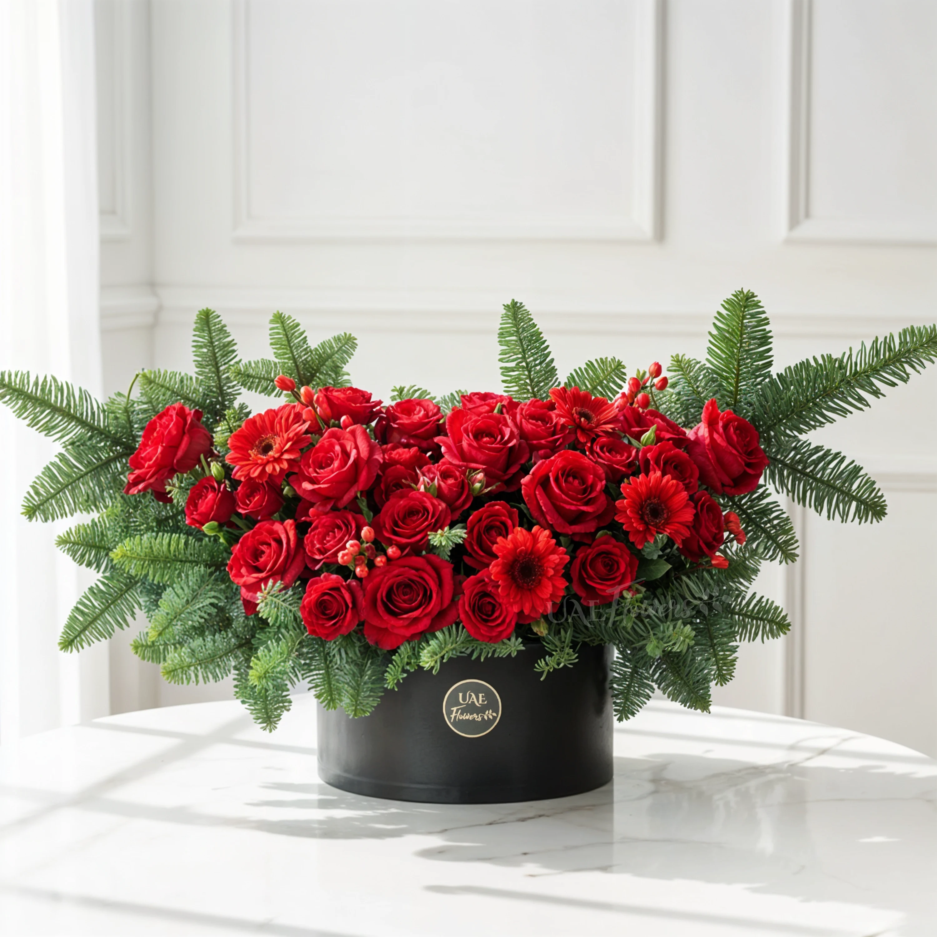 Crimson Festive Garden Box