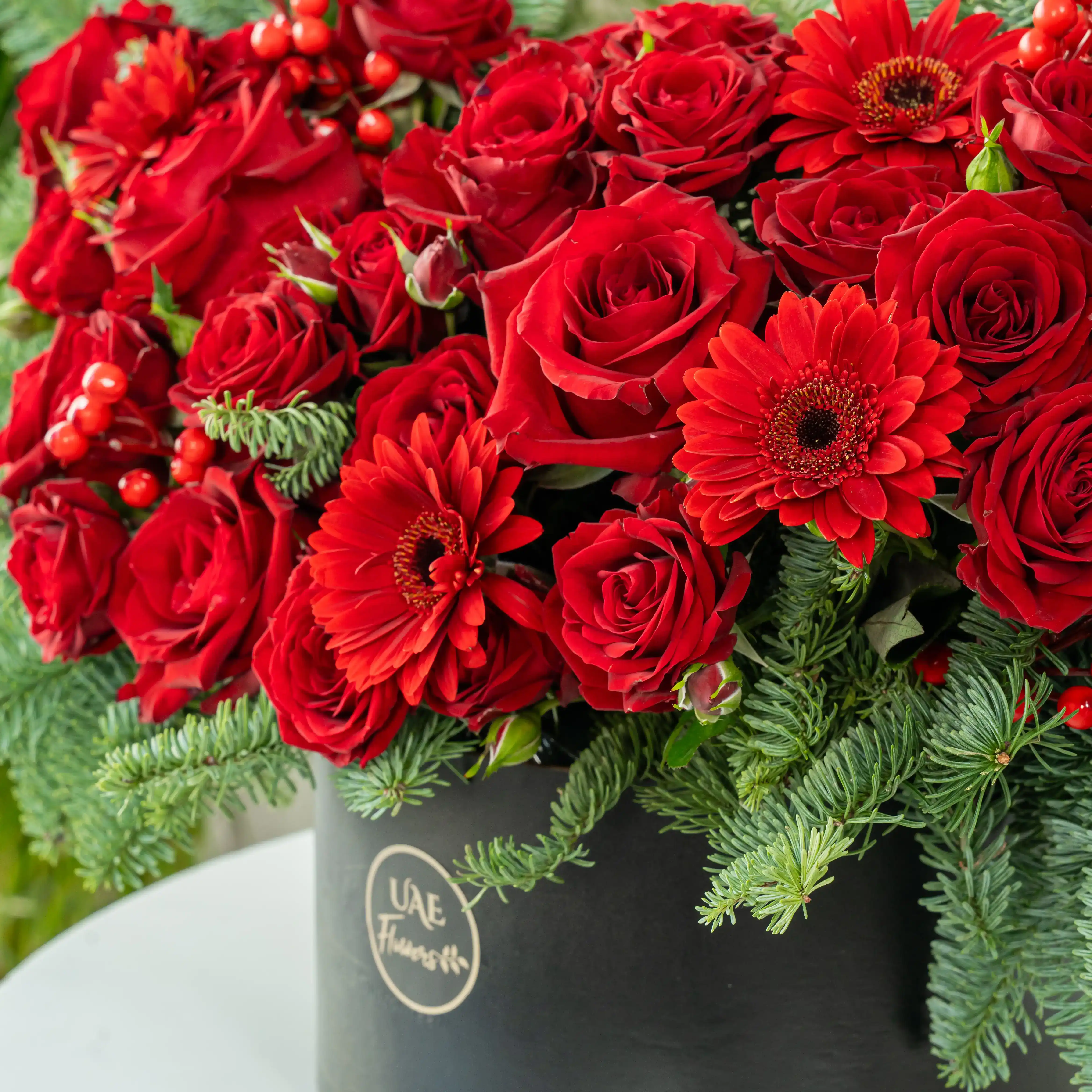 Crimson Festive Garden Box