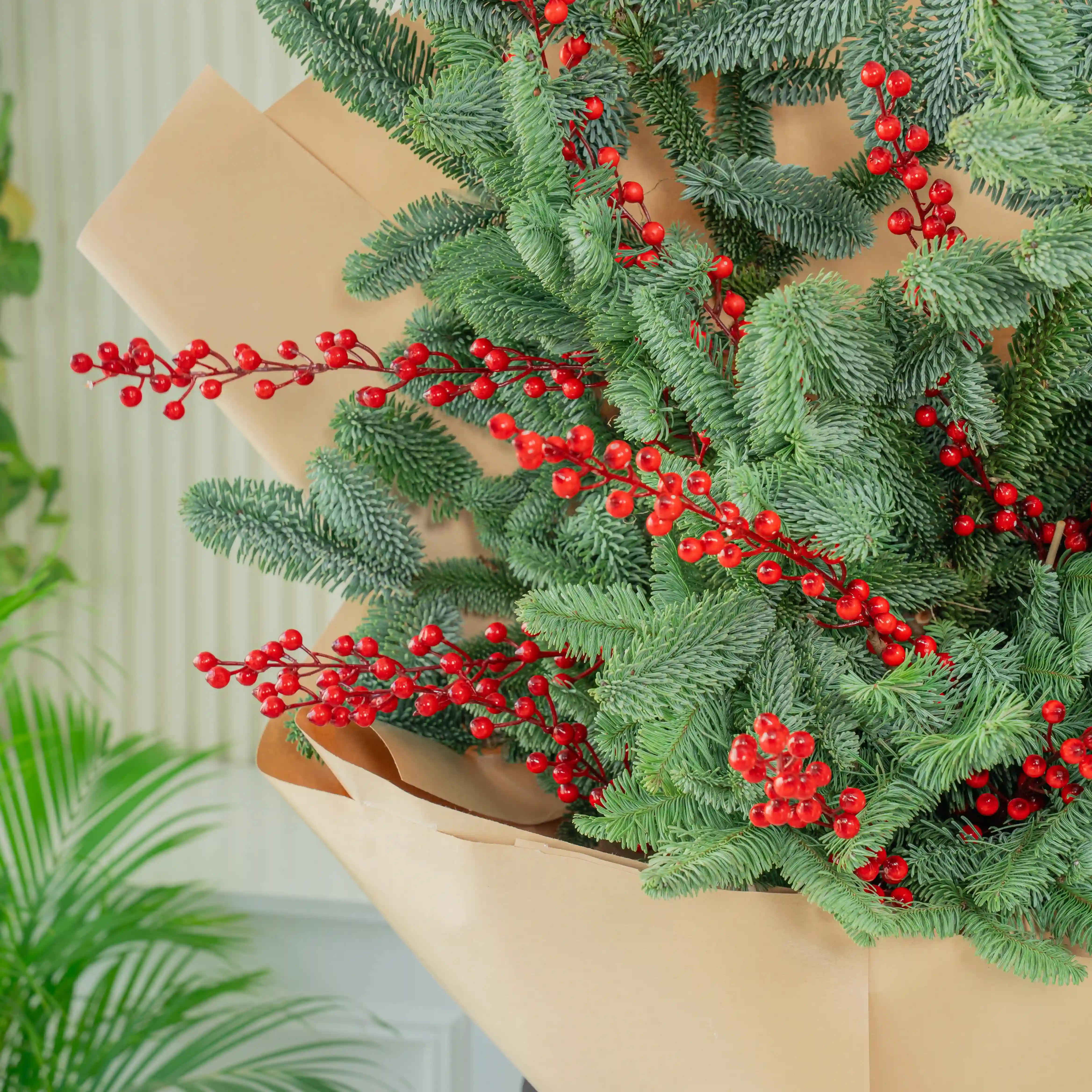 XXXL Berry Festive Bouquet | Christmas Bouquet UAE