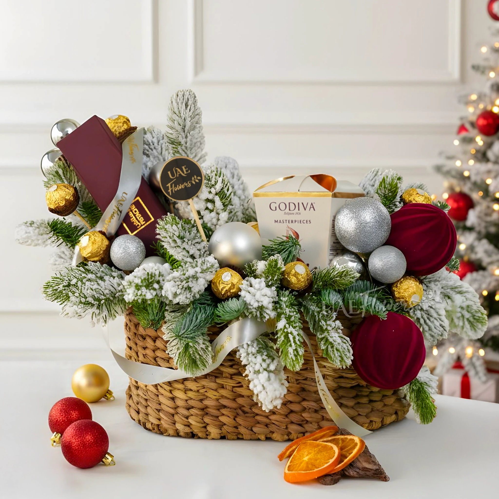 Frosted Chocolate Basket