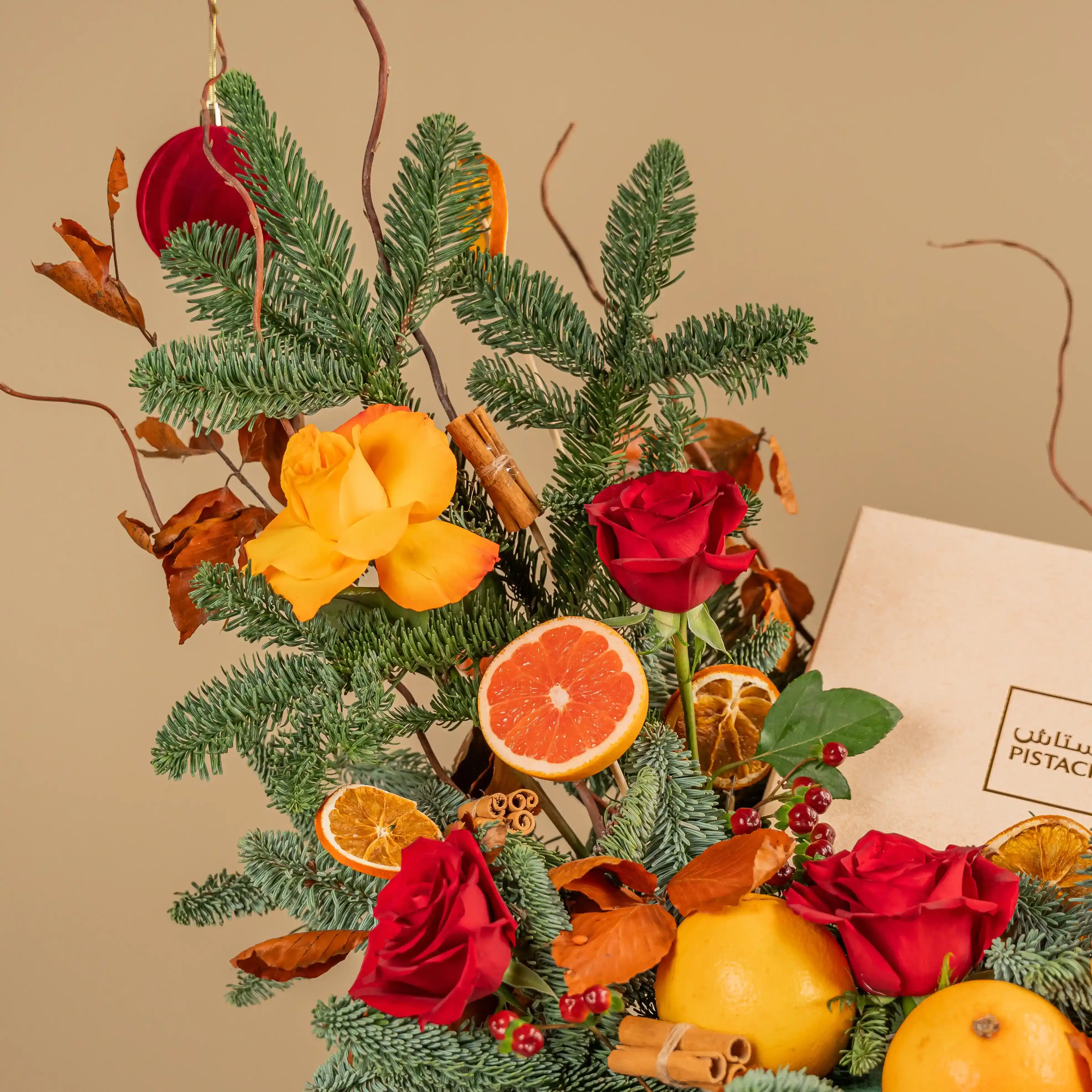 Citrus Glow Arrangement | Premium Xmas Collection UAE