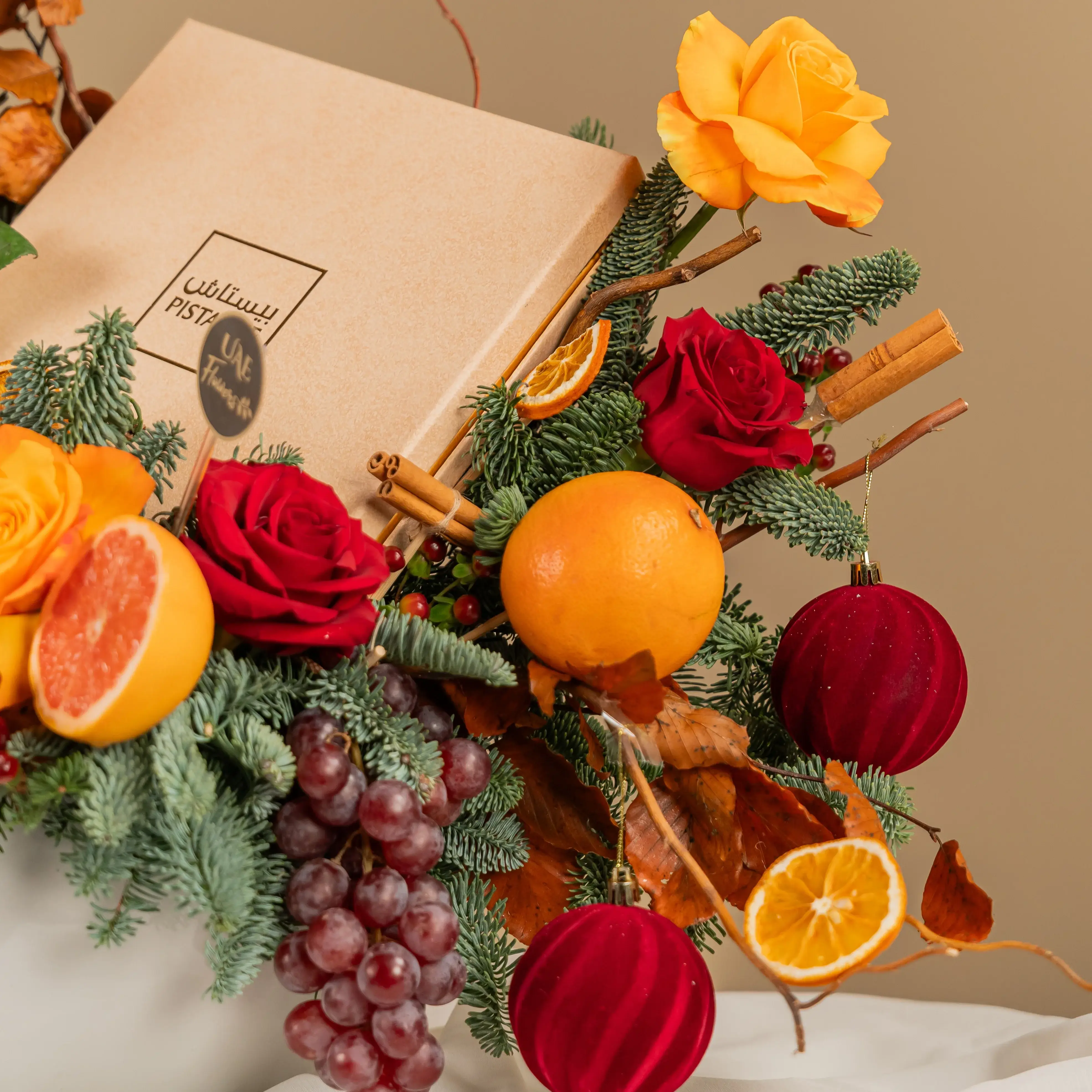 Citrus Glow Arrangement | Premium Xmas Collection UAE