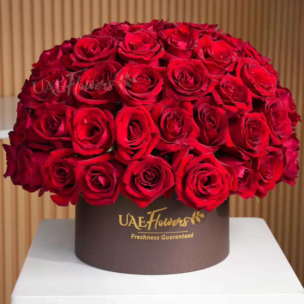 Buy Dome of Red Roses in a Box Online