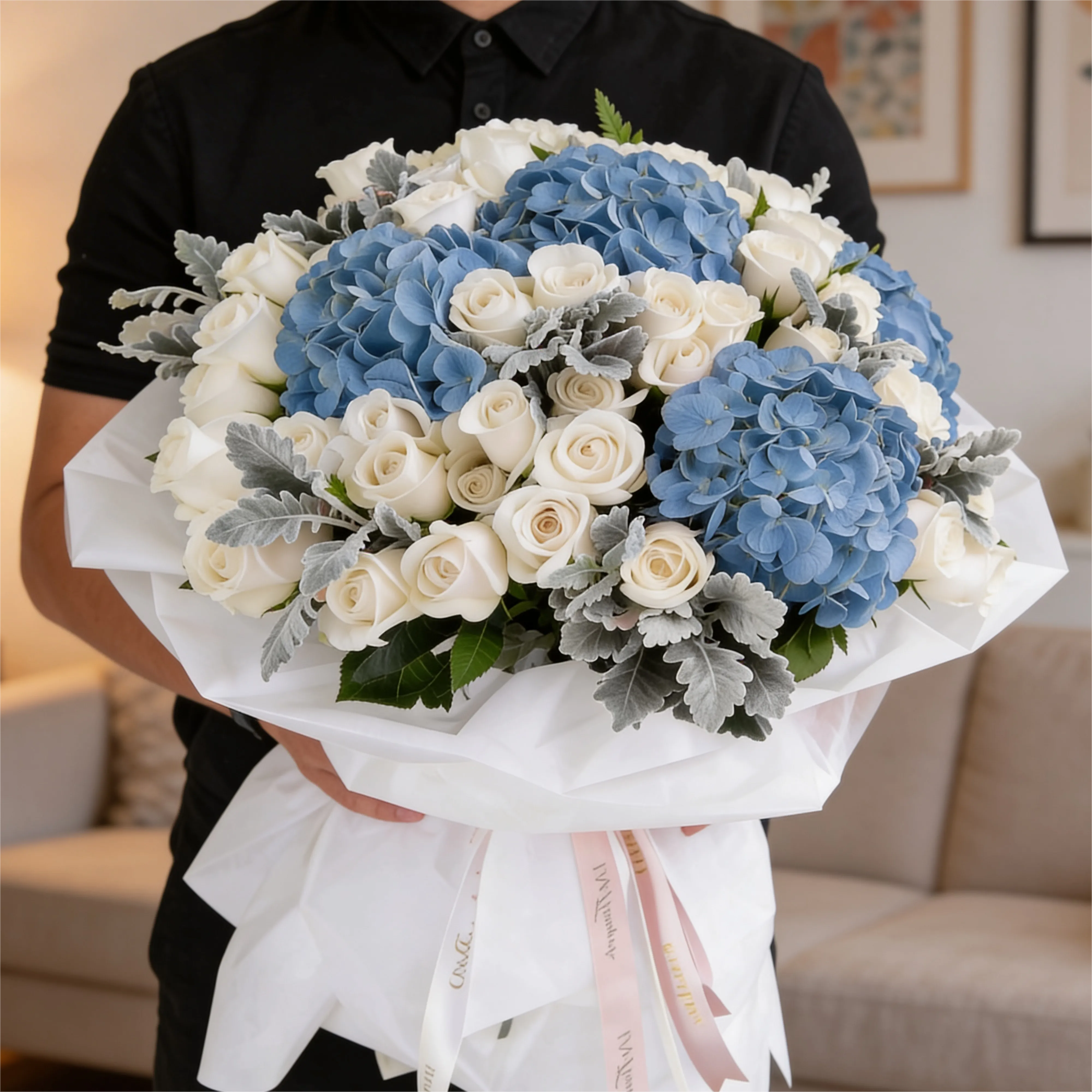 Cloud Nine white hydrangea bouquet Cloud Nine white hydrangea bouquet