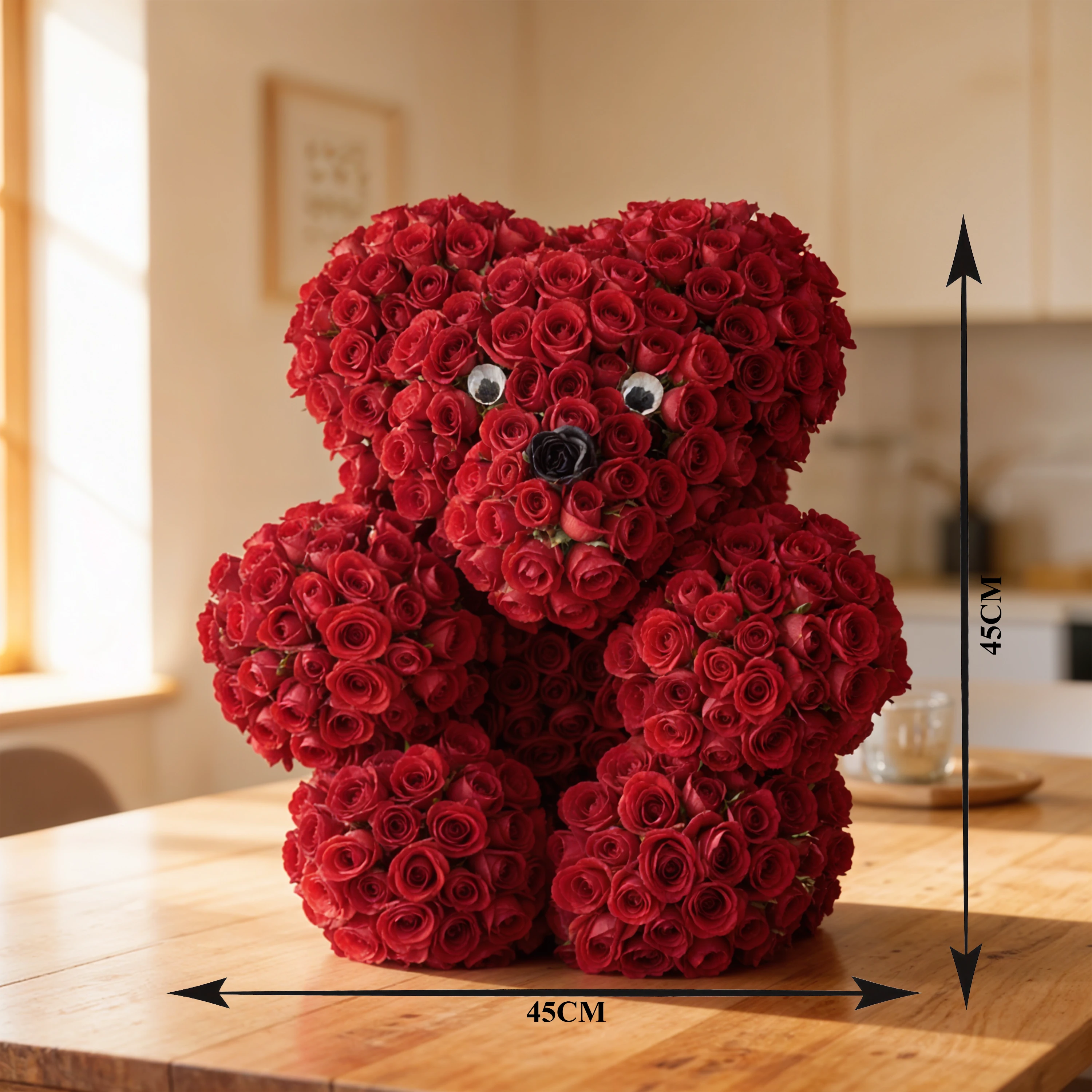 Teddy of Red Spray Roses Teddy of Red Spray Roses
