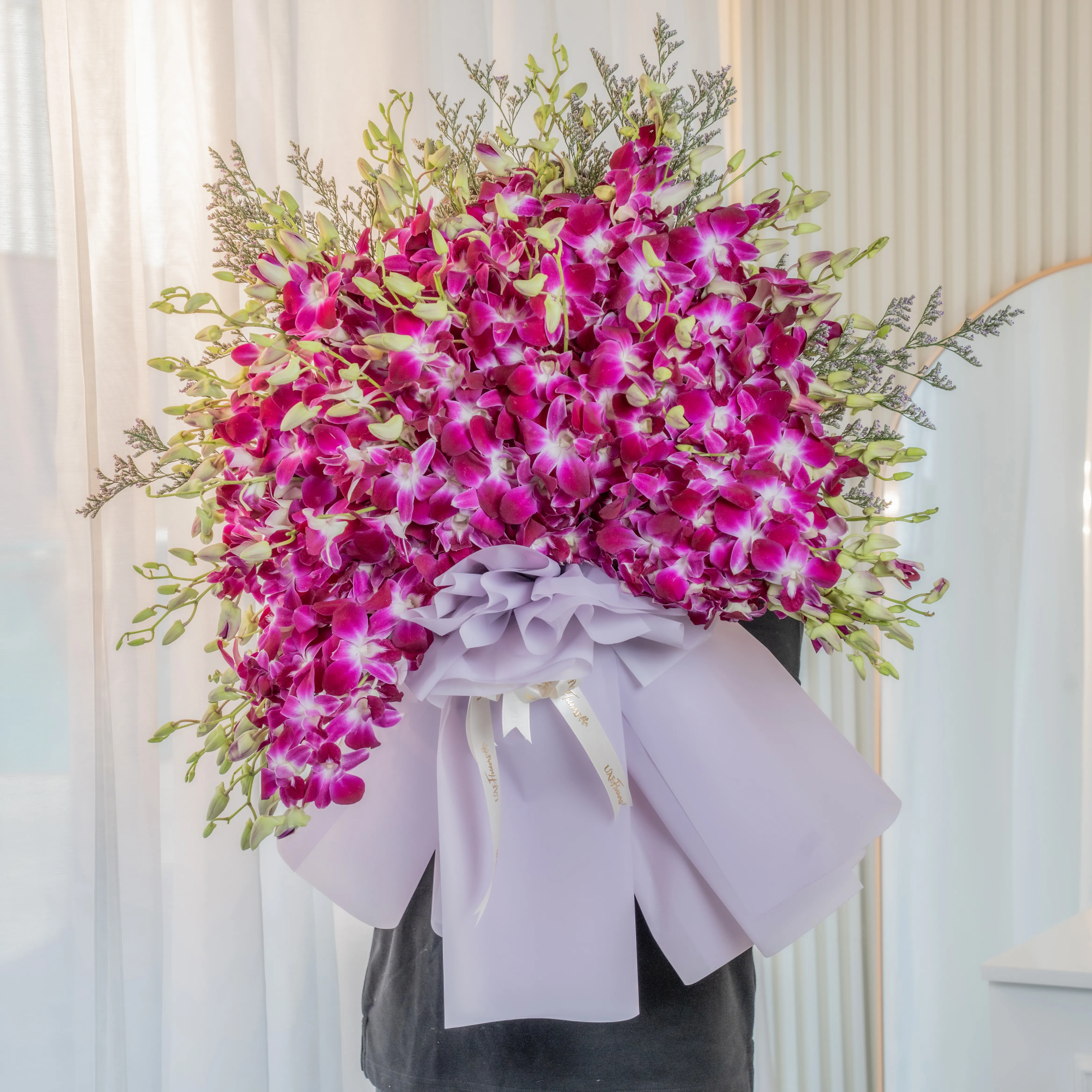 purple orchids