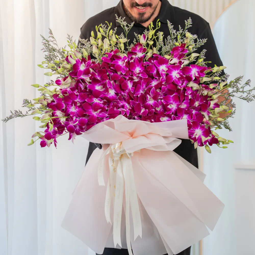 40 vibrant purple orchids