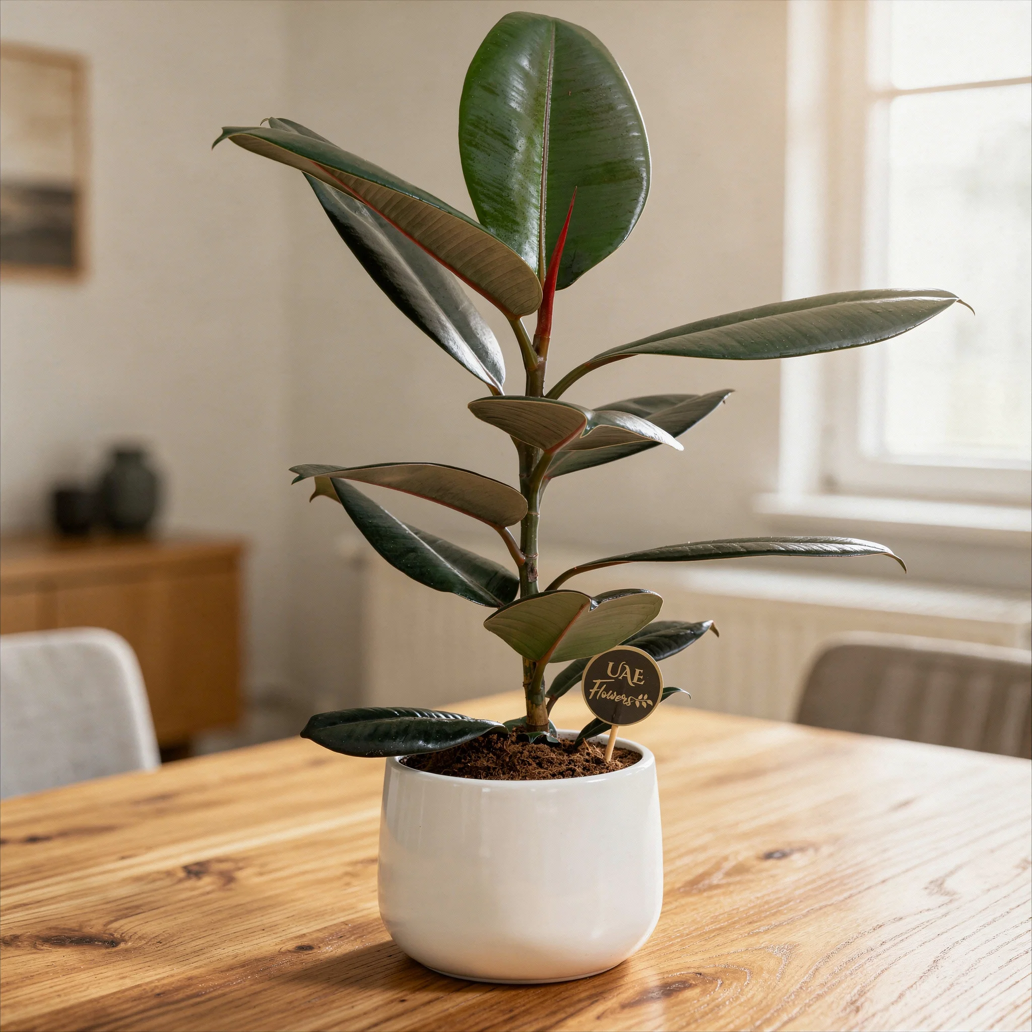 Rubber Plant (100 cm) in a pot