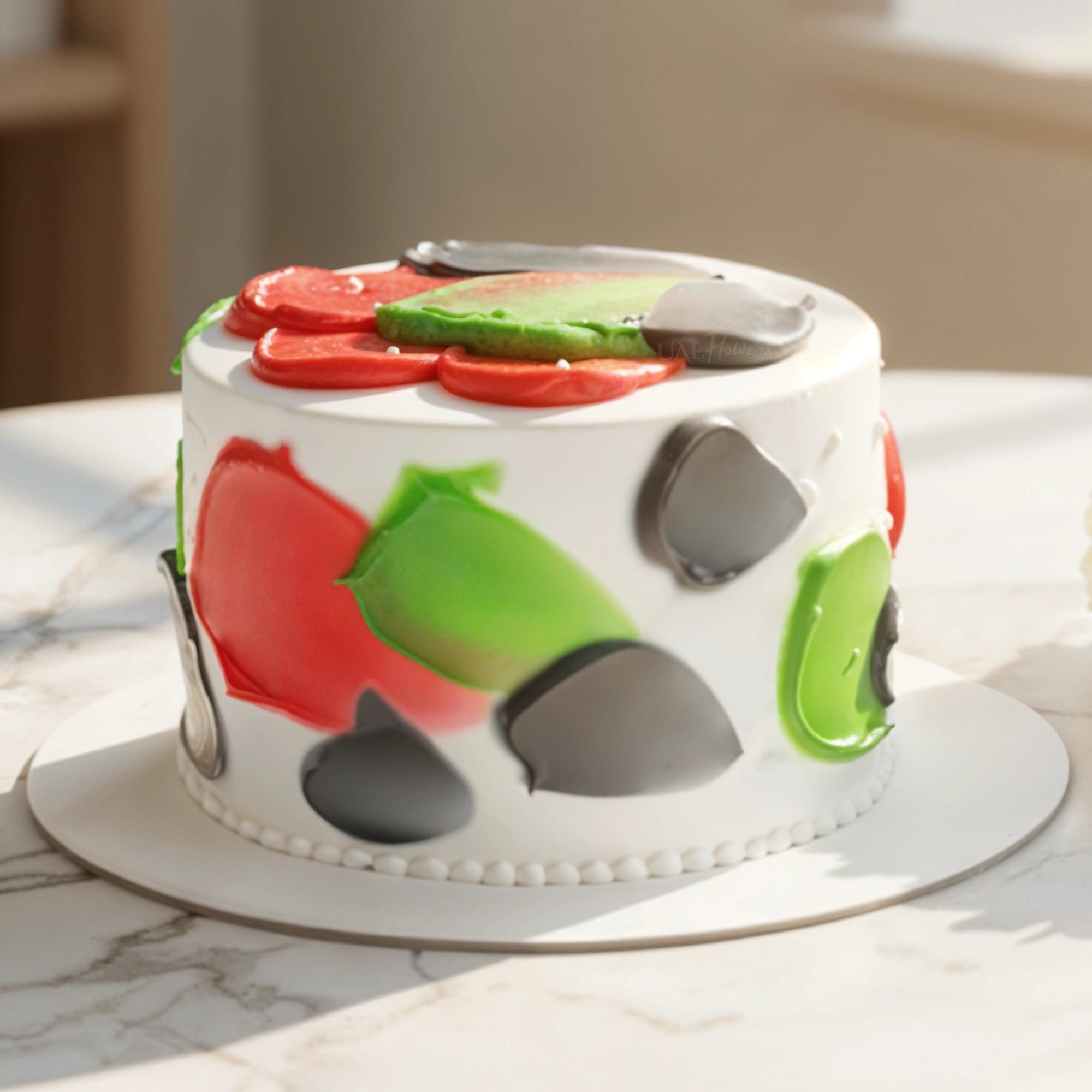 A 1.5 kg of emirati minimalistic cake