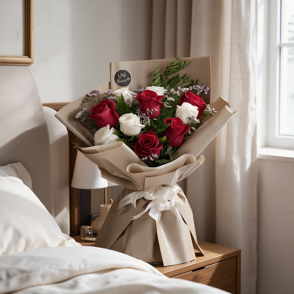 Red Rose Flower Bouquet
