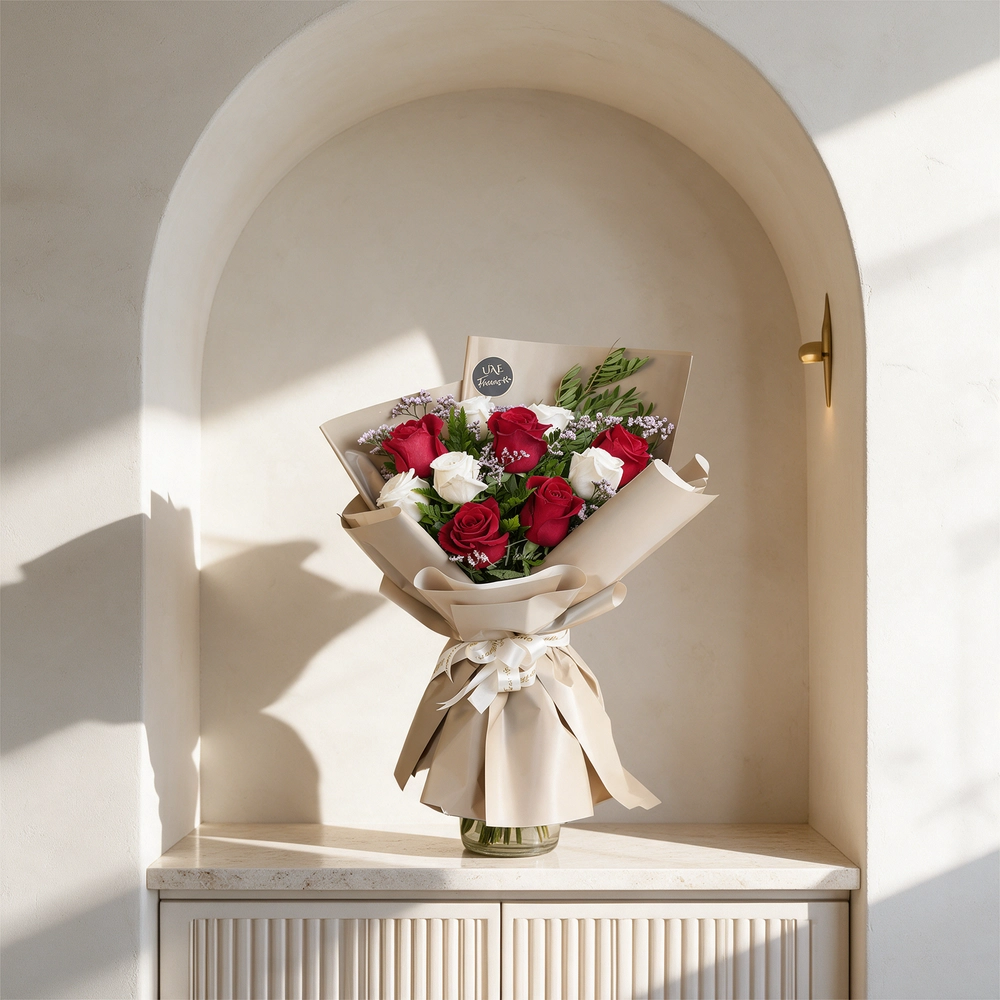 Red Rose Flower Bouquet