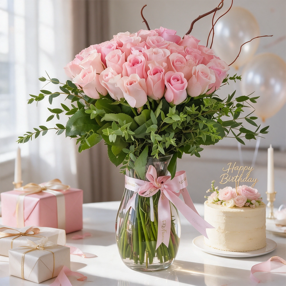 Pink Roses , pink flowers